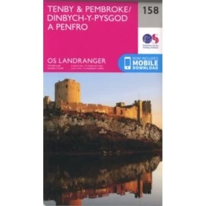 Tenby & Pembroke by Ordnance Survey (Sheet map, folded, 2016)