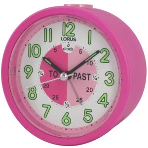 Lorus Kids Time Teacher Beep Alarm Clock - Pink