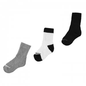 Skechers 3 Pack Socks Junior - Black/White