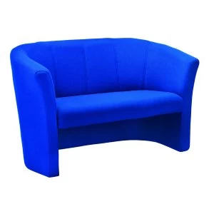 Jemini Avior Blue 2 Seat Fabric Tub Sofa