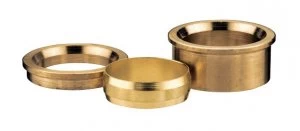 Wickes Brass Internal Compression Reducing Set - 10 x 15mm