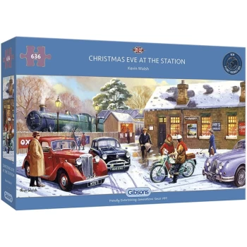 Christmas Eve at the Station Jigsaw Puzzle - 636 Pieces