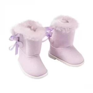 I'm a Girly Purple Shearling Boots