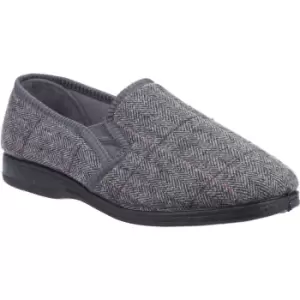 Fleet & Foster Mitchell Slipper Male Grey UK Size 7