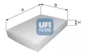 53.209.00 UFI Interior Air Cabin/ Pollen Filter