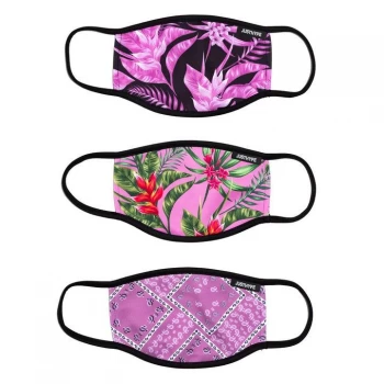 Hype Face Mask 3 Pack Adults - Floral Bandana