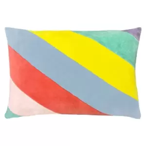 Della Striped Cushion Pastels, Pastels / 40 x 60cm / Polyester Filled