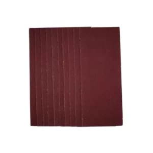 Draper 1/3 Sanding Sheets, 93 x 230mm, 80 Grit (Pack of 10)