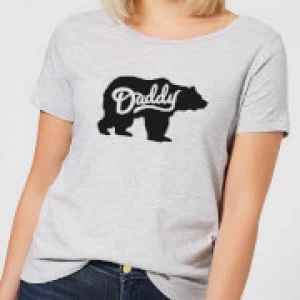 Daddy Bear Womens T-Shirt - Grey - 3XL