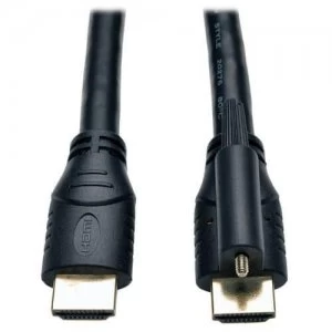 Tripp Lite High Speed HDMI Cable with Ethernet and Locking Connector U