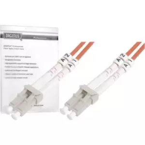 Digitus DK-2533-02/3 Fibreglass FO Cable [1x LC plug - 1x LC plug] 50/125 µ Multimode OM3 2.00 m