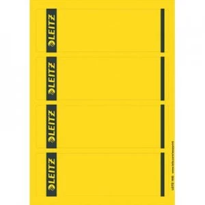 Leitz Lever arch file labels 16852015 61.5 x 192mm Paper Yellow Permanent 100 pcs