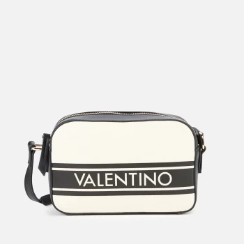 Valentino Bags Womens Vesper Canvas Camera Bag - Natural/Black