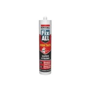 Soudal White Fix All High Tack Super Strong Hybrid Polymer Sealant Adhesive SMX