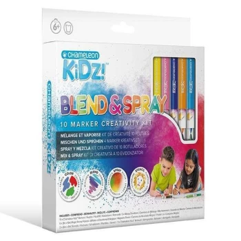 Chameleon Kidz Blend & Spray 10 Colour Creativity Kit
