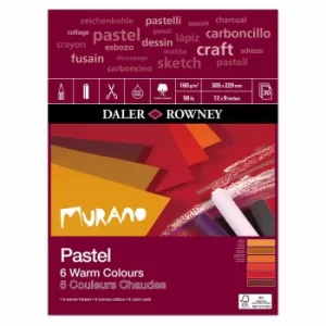 Daler Rowney Murano Pastel Pad Warm 12 x 9 Inch