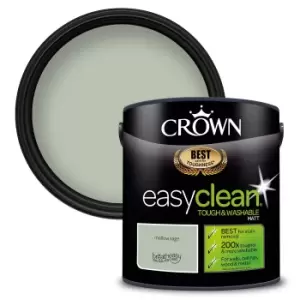 Crown Paints easyclean Matt Emulsion Interior Paint - Mellow Sage - 2.5L