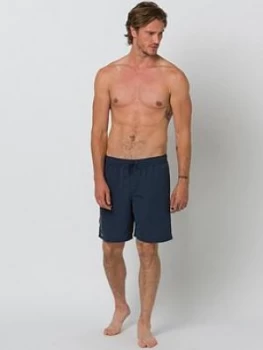 Animal Elasticated Swim Board Shorts - Indigo Blue, Indigo Blue, Size XL, Men