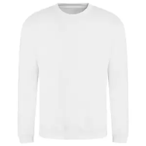 AWDis Adults Unisex Just Hoods Sweatshirt (4XL) (Arctic White)