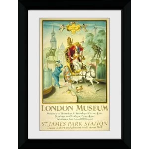 Transport For London London Museum 50 x 70 Framed Collector Print