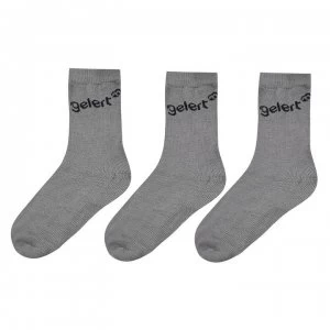 Gelert 3 Pack Thermal Socks Mens - Grey