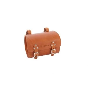 Bobbin Leather Barrel Saddle Bag Honey