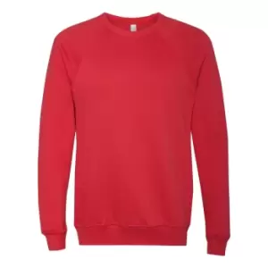 Bella + Canvas Unisex Adult Fleece Raglan Sweatshirt (XL) (Burnt Red)