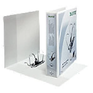 Leitz Lever Arch File 2 ring Polypropylene, Cardboard A4+ White