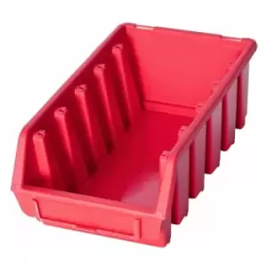 Ergo L Box Plastic Parts Storage Stacking 116x212x75mm - Colour Red - Pack of 24