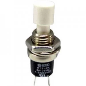 SCI R13 24A1 05 WT Pushbutton 250 V AC 1.5 A 1 x OffOn momentary