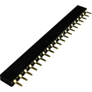 Socket Terminal Strip Straight Number of pins 1 x 20