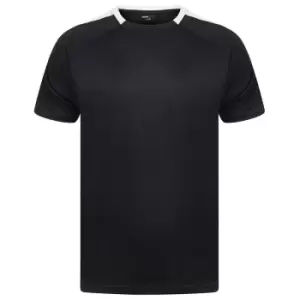 Finden and Hales Unisex Team T-Shirt (XS) (Navy/White)