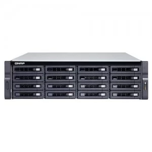QNAP TS-1683XU-RP E-2124 Ethernet LAN Rack (3U) Black NAS