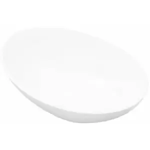 Luxury Ceramic Basin Oval-shaped Sink White 40 x 33cm Vidaxl White
