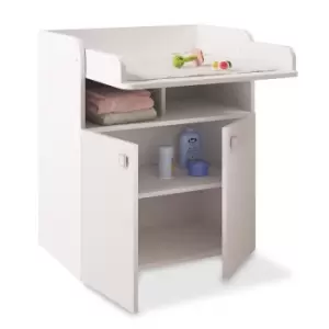 Baby Changing Board Cupboard With Storage 1270 White