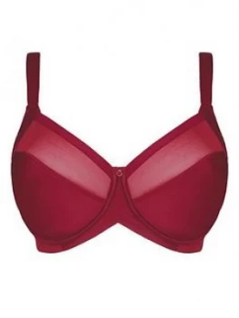 Curvy Kate Wonderfull Full Cup Bra With Side Support - Deep Red