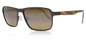 Maui Jim Glass Beach Sunglasses Matte Chocolate Matte Chocolate Polariserade 57mm