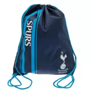 Tottenham Hotspur FC Striped Drawstring Bag (One Size) (Blue)