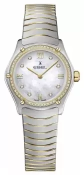 EBEL 1216412A Sport Classic Mini - 61 Diamonds (24mm) Mother Watch
