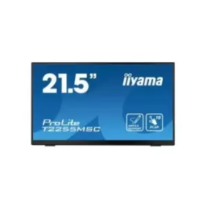 iiyama ProLite T2255MSC-B1 computer monitor 54.6cm (21.5") 1920 x 1080 pixels Full HD LCD Touch Screen Black