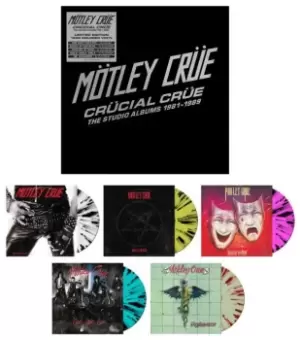 Motley Crue Crucial Crue-The studio albums 1981-1989 LP multicolor