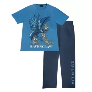 Harry Potter Girls Ravenclaw Pyjama Set (7-8 Years) (Blue)