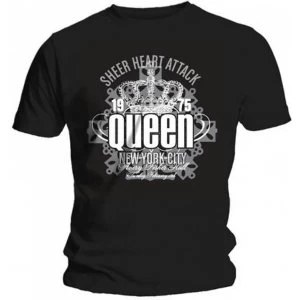Queen Sheer Heart Attack Mens Large T-Shirt - Black