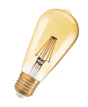 Osram Vintage 1906 LED CL Edison Filament Gold 36W ES Bulb