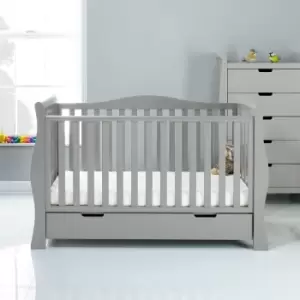 Obaby Stamford Luxe Cot Bed, Pine Grey