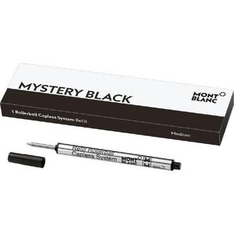 Mont Blanc - 1 Rollerball Capless System Refill (m) Mystery Black - Rollerball Refill - Black