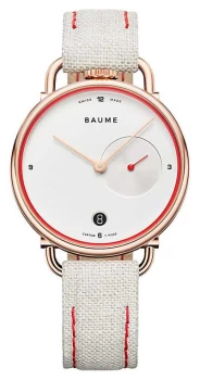 Baume & Mercier BAUME Eco Friendly Quartz White Dial Watch