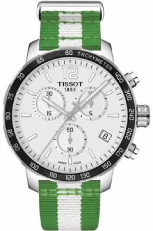 Mens Tissot Quickster NBA Boston Celtics Special Edition Chronograph Watch T0954171703717