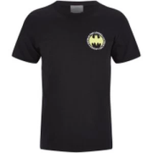 DC Comics Batman Mens The Legend Logo - Black - XL