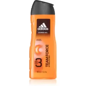 Adidas Team Force Shower Gel for Face, Body, and Hair 3 in 1 400ml